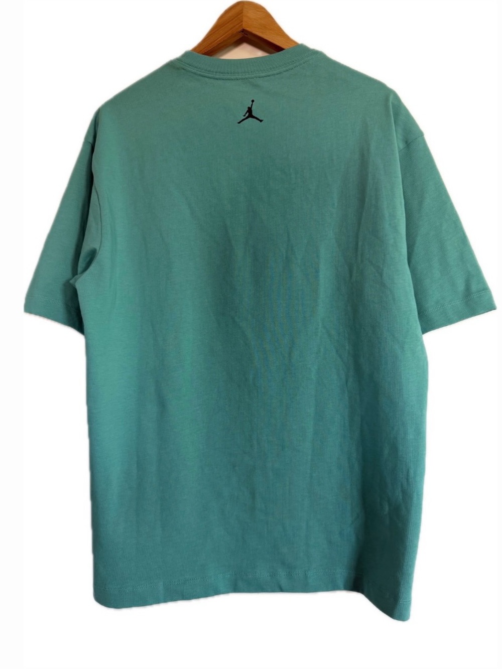 Air Jordan Men's AJ Patch Teal Short Sleeve Crew Tee - Picture 2 of 5